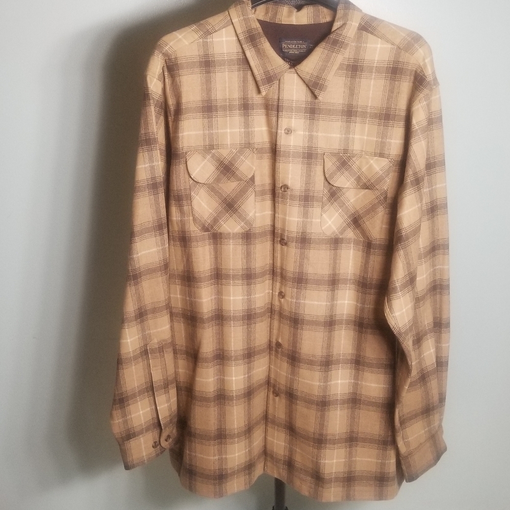 Pendleton Original Board Shirt 100% Wool XXL Tall
